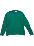 TOM TAILOR DENIM KNIT SWEATER MINIMAL GREEN MEN PRE OWNED L