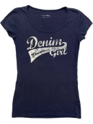 Tom Tailor Denim T-Shirt Denim Girl Logo Μπλε Γυναικείο XS