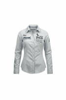 TOM TAILOR POLO TEAM Πουκάμισο Casual Florida Beach Logo Σιέλ Γυναικείο S