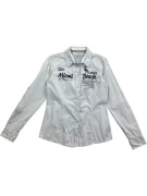 TOM TAILOR POLO TEAM Πουκάμισο Casual Florida Beach Logo Σιέλ Γυναικείο S