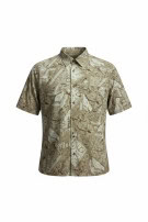 TOMMY BAHAMA SHORT SLEEVE SHIRT TROPICAL BEIGE MEN PRE OWNED L