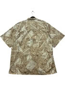 TOMMY BAHAMA SHORT SLEEVE SHIRT TROPICAL BEIGE MEN PRE OWNED L