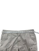 TOMMY HILFIGER CARGO SHORTS UTILITY STONE GREY MENS PRE OWNED L