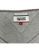 TOMMY HILFIGER DENIM ΠΛΕΚΤΟ ΜΕ V-ΛΑΙΜΟΚΟΨΗ - L