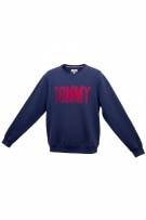 Tommy Hilfiger Denim Sweatshirt Μπλε Logo Crewneck Unisex L