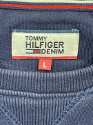 Tommy Hilfiger Denim Sweatshirt Μπλε Logo Crewneck Unisex L