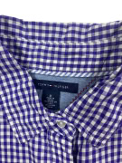 Tommy Hilfiger Καρό Πουκάμισο Casual Λογότυπο Μπλε Γυναικείο M