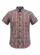 TOMMY HILFIGER ΚΟΝΤΟΜΑΝΙΚΟ ΠΟΥΚΑΜΙΣΟ ΚΑΡΟ ΠΟΛΥΧΡΩΜΟ ΑΝΤΡΙΚΟ PRE OWNED L