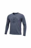 TOMMY HILFIGER Μπλούζα Μακρυμάνικη Vintage Με Λογότυπο Μπλε Μελανζέ Ανδρική XL