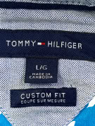 TOMMY HILFIGER ΜΠΛΟΥΖΑ ΠΟΛΟ ΚΛΑΣΙΚΗ ΤΙΡΚΟΥΑΖ ΑΝΤΡΙΚΟ PRE OWNED L