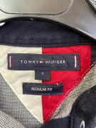 TOMMY HILFIGER POLO SHIRT LOGO GREY UNISEX S