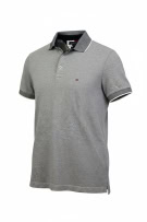 TOMMY HILFIGER POLO SHIRT LOGO GREY UNISEX S