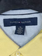 TOMMY HILFIGER POLO SHIRT VINTAGE YELLOW MENS XL pre-owned
