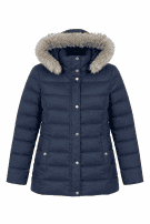 TOMMY HILFIGER ΜΠΟΥΦΑΝ PUFFER ΚΛΑΣΙΚΟ ΣΚΟΥΡΟ ΜΠΛΕ ΓΥΝΑΙΚΕΙΟ PRE OWNED L