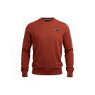Tommy Hilfiger Πλεκτό Casual Μονόχρωμο Κεραμιδί Ανδρικό L