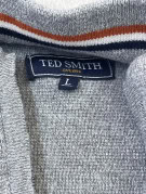 QUARTER ZIP SWEATER MINIMAL GREY MEN PRE OWNED