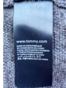 TOMMY HILFIGER Πλεκτό Πουλόβερ Color-Block Ριγέ Μπλε/Γκρι Ανδρικό Size M