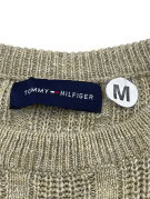 TOMMY HILFIGER ΠΛΕΚΤΟ ΠΟΥΛΟΒΕΡ MINIMAL ΜΠΕΖ ΑΝΤΡΙΚΟ PRE OWNED M