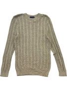 TOMMY HILFIGER ΠΛΕΚΤΟ ΠΟΥΛΟΒΕΡ MINIMAL ΜΠΕΖ ΑΝΤΡΙΚΟ PRE OWNED M