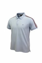 TOMMY HILFIGER Polo Logo Γαλάζιο Ανδρικό XXL