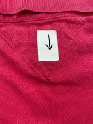 TOMMY HILFIGER Polo Shirt Casual Logo Red Men’s L