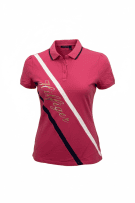 Tommy Hilfiger Polo Μπλούζα Signature Logo Ροζ Γυναικεία XS