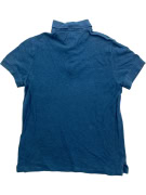 TOMMY HILFIGER Polo Shirt Custom Fit Classic Flag Logo Blue Women’s M