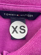 TOMMY HILFIGER POLO SHIRT MINIMAL FUCHSIA WOMEN PRE OWNED XS