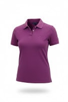 TOMMY HILFIGER POLO SHIRT MINIMAL FUCHSIA WOMEN PRE OWNED XS