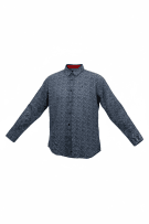 TOMMY HILFIGER ΠΟΥΚΑΜΙΣΟ CASUAL LOGO ΜΠΛΕ ΑΝΔΡΙΚΟ XL