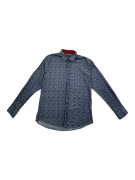 TOMMY HILFIGER ΠΟΥΚΑΜΙΣΟ CASUAL LOGO ΜΠΛΕ ΑΝΔΡΙΚΟ XL