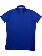 TOMMY HILFIGER ΠΟΥΚΑΜΙΣΟ CASUAL ΜΕ ΛΟΓΟΤΥΠΟ ΜΠΛΕ ΑΝΔΡΙΚΟ M