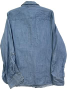 TOMMY HILFIGER ΠΟΥΚΑΜΙΣΟ CASUAL ΜΕ ΛΟΓΟΤΥΠΟ ΜΠΛΕ UNISEX S pre-owned