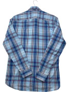 TOMMY HILFIGER ΠΟΥΚΑΜΙΣΟ CHECKED ΜΠΛΕ ΑΝΤΡΙΚΟ M pre-owned