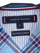 TOMMY HILFIGER ΠΟΥΚΑΜΙΣΟ CHECKED ΜΠΛΕ ΑΝΤΡΙΚΟ M pre-owned