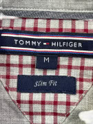TOMMY HILFIGER SHIRT CLASSIC GREY MENS PRE OWNED M