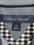TOMMY HILFIGER CAMICIA CLASSIC NAVY DONNA PRE OWNED S