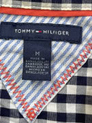 TOMMY HILFIGER Gingham Check Shirt Blue WOMEN'S M