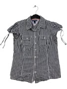 TOMMY HILFIGER Gingham Check Shirt Blue WOMEN'S M