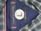TOMMY HILFIGER ΠΟΥΚΑΜΙΣΟ ΚΑΡΟ ΜΠΛΕ ΑΝΔΡΙΚΟ PRE OWNED L