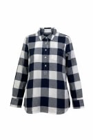 TOMMY HILFIGER CAMICIA A QUADRI VINTAGE BLU DA DONNA M usata