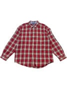 TOMMY HILFIGER ΠΟΥΚΑΜΙΣΟ PLAID ΡΕΤΡΟ ΚΟΚΚΙΝΟ ΑΝΤΡΙΚΟ PRE OWNED XL