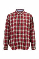 TOMMY HILFIGER ΠΟΥΚΑΜΙΣΟ PLAID ΡΕΤΡΟ ΚΟΚΚΙΝΟ ΑΝΤΡΙΚΟ PRE OWNED XL