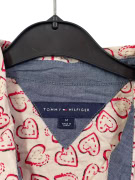 TOMMY HILFIGER ΠΟΥΚΑΜΙΣΟ RETRO ΛΕΥΚΟ ΚΟΚΚΙΝΟ ΑΝΤΡΙΚΟ M pre-owned