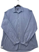 TOMMY HILFIGER ΠΟΥΚΑΜΙΣΟ RETRO ΜΠΛΕ ΑΝΤΡΙΚΟ XXL pre-owned