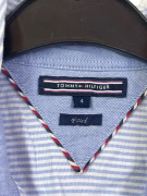TOMMY HILFIGER CAMICIA A RIGHE BLU DA DONNA L usata