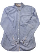 TOMMY HILFIGER ΠΟΥΚΑΜΙΣΟ ΡΙΓΕ ΜΠΛΕ ΓΥΝΑΙΚΕΙΟ PRE OWNED S