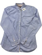 TOMMY HILFIGER ΠΟΥΚΑΜΙΣΟ ΡΙΓΕ ΜΠΛΕ ΓΥΝΑΙΚΕΙΟ PRE OWNED S