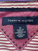 TOMMY HILFIGER ΠΟΥΚΑΜΙΣΟ ΡΙΓΕ VINTAGE STYLE ΜΠΟΡΝΤΩ ΑΝΔΡΙΚΟ Medium preowned