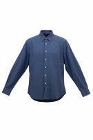 TOMMY HILFIGER BUTTON UP SHIRT SLIM FIT CHECK BLUE MENS PRE OWNED M